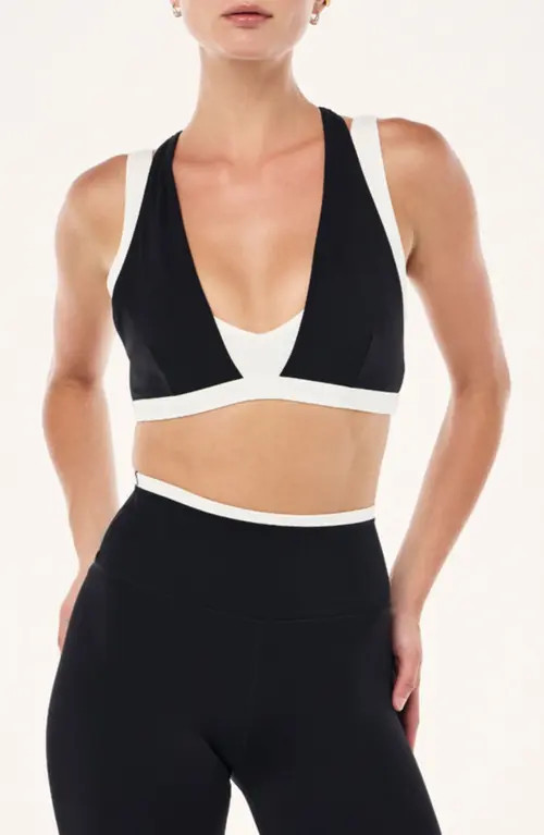 P.E Nation Unity Sports Bra in Black at Nordstrom, Size X-Large | Nordstrom