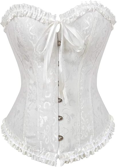 Grebrafan Plus Size Classic Brocade Corset | Amazon (DE)