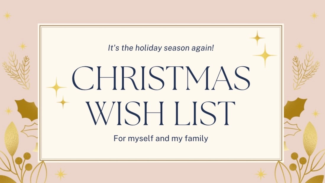 Christmas list ideas!!