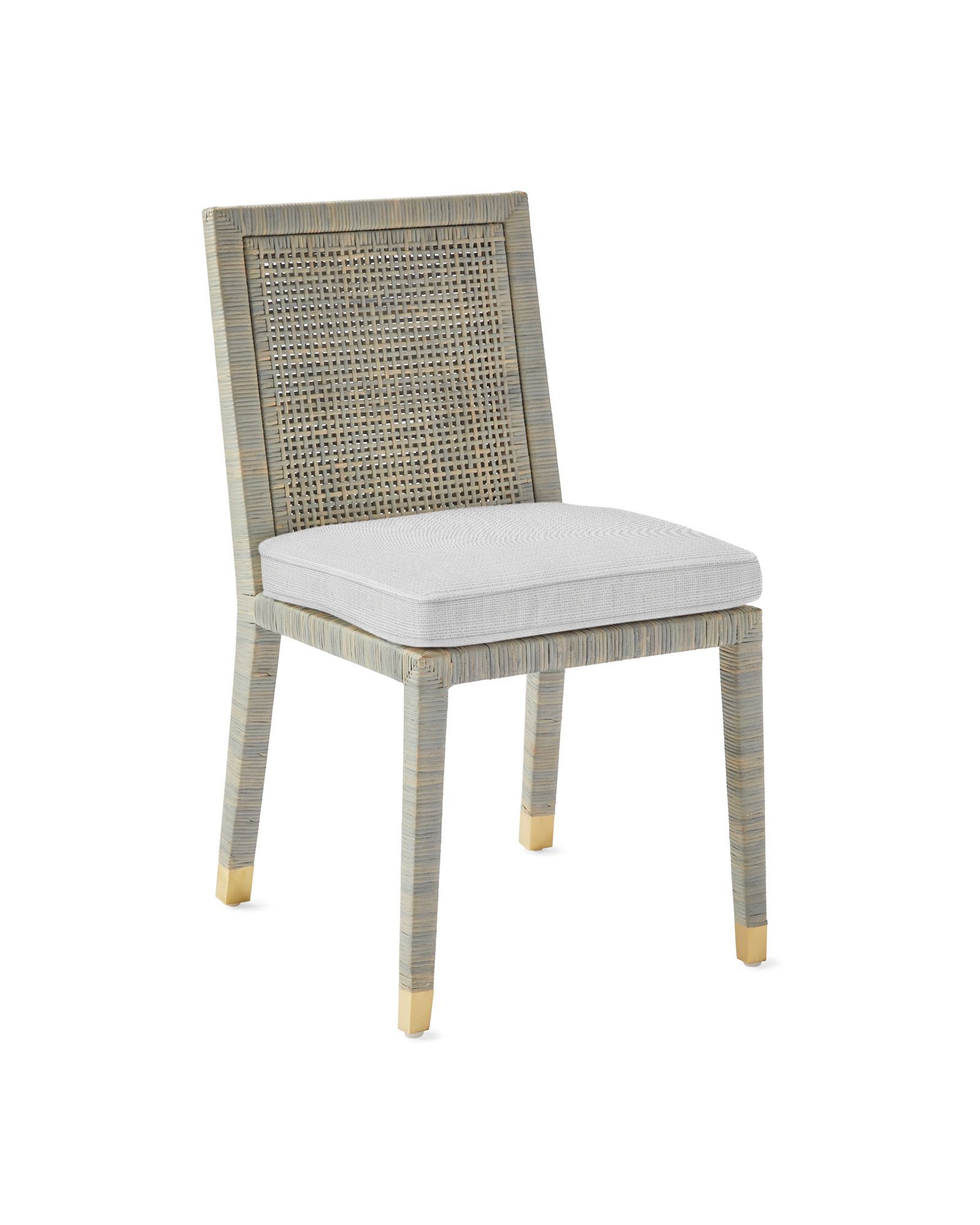 Balboa Rattan Side Chair - Mist | Serena and Lily
