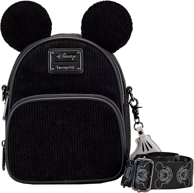 Loungefly Disney Mickey Corduroy Convertible Crossbody Bag | Amazon (US)