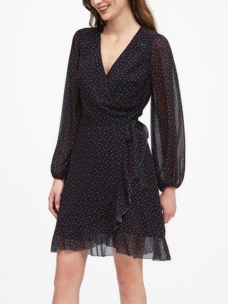 Ruffle-Wrap Dress | Banana Republic (US)