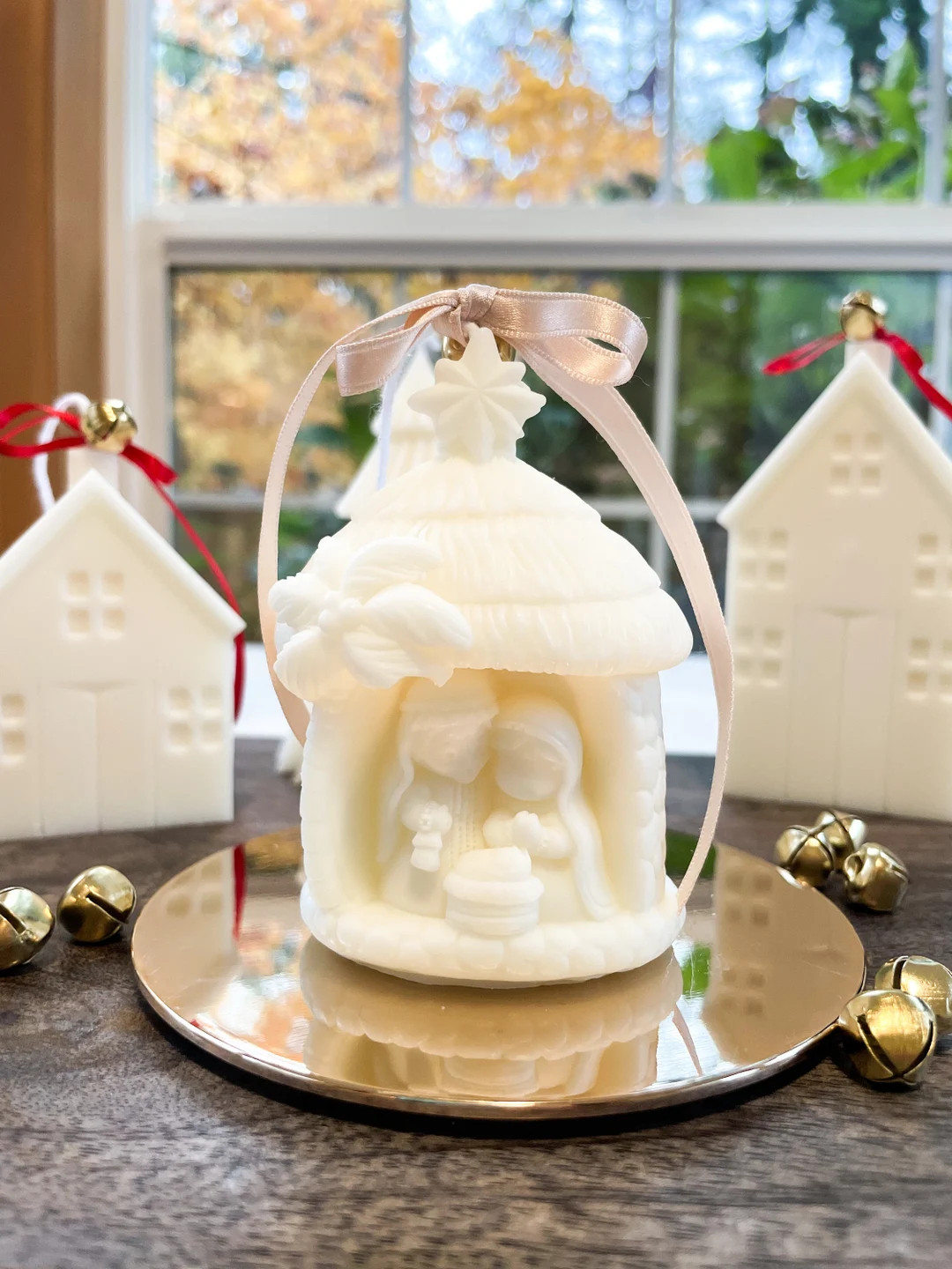 Christmas Candle, Nativity Candle, Christmas Decor, Holy Family, Christmas Gift Idea, Mary, Josep... | Etsy (US)