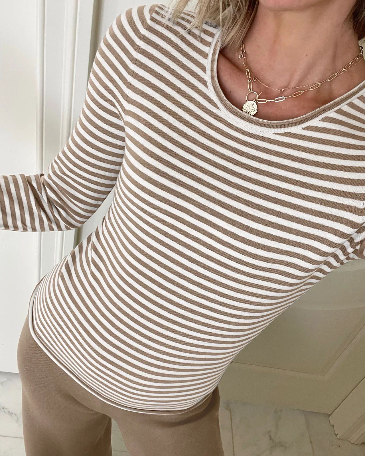 Splendid x @Cellajaneblog Stripe Layering Sweater | Splendid