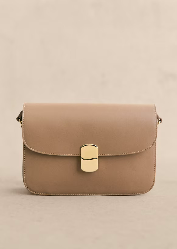 Tasche Milo Classique - Taupe glatt - Glattes Rindsleder - Sézane | Sézane - DE