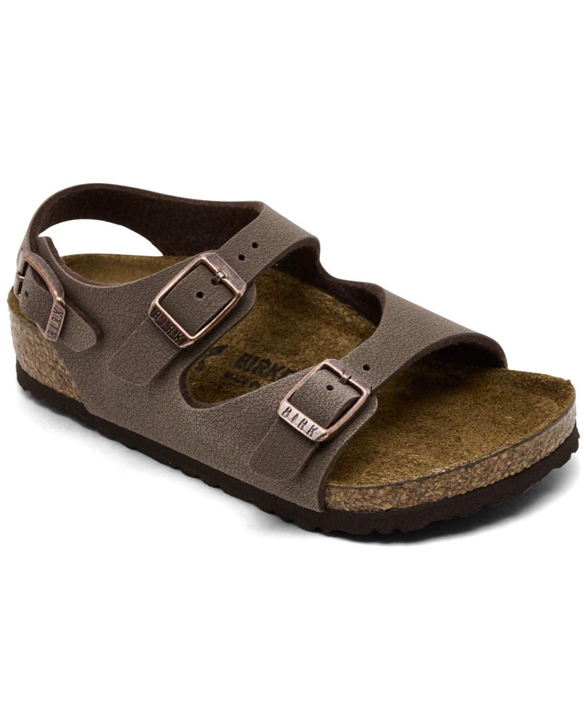 Birkenstock Toddler Kids Roma Birkibuc Sandals from Finish Line - Brown | Macy's