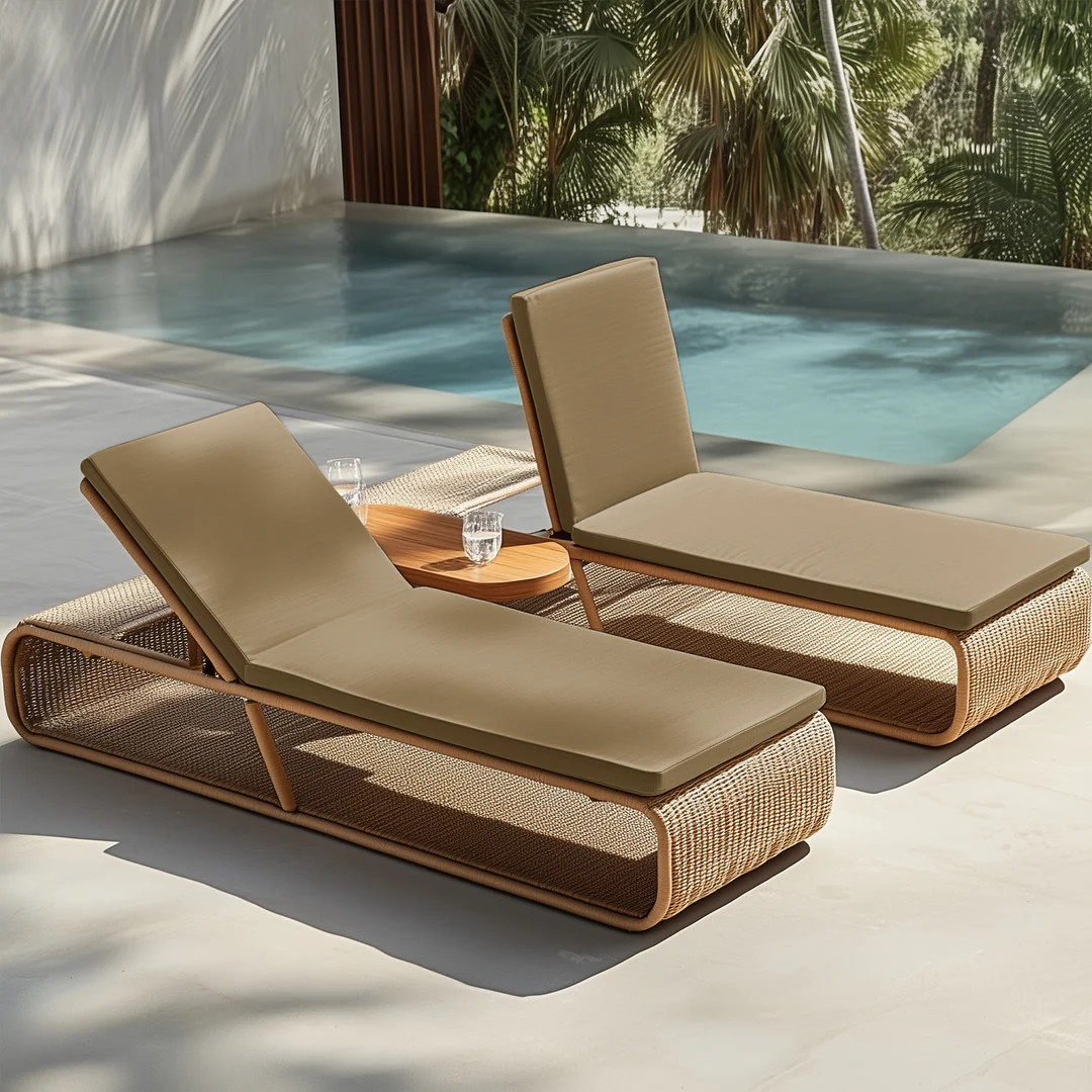 Lena Waterproof Brown Custom Bench Cushion Sofa Cushion Bench Chair Pa | Homerilla