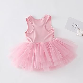 Girls Ballet Tutu Dresses Tank Soft Tulle Skirted Leotard for Dance | Amazon (US)