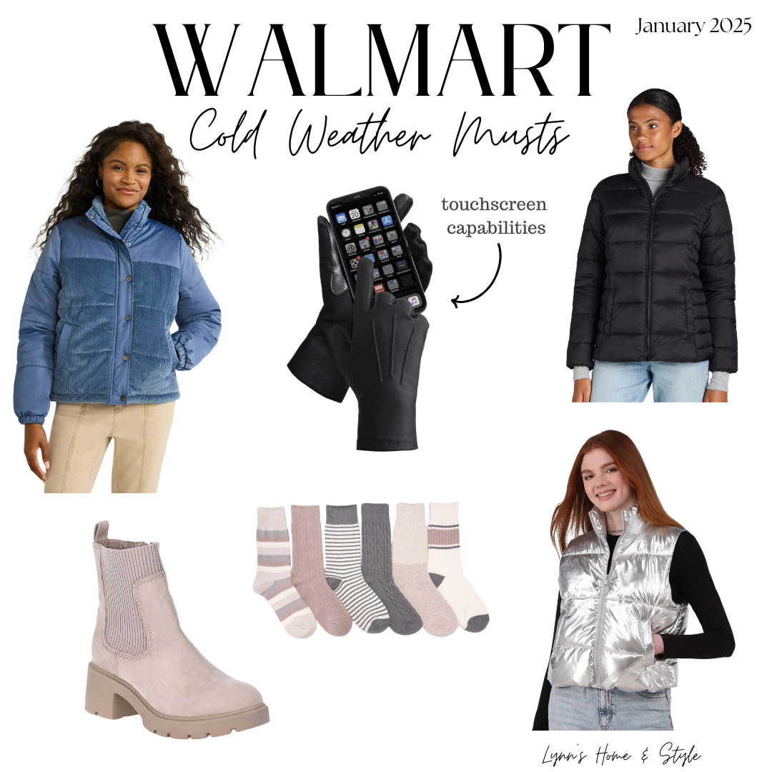 ❄️ Winter Wonders at Walmart! ❄️ Get cozy with the season’s must-have essentials! From toasty coats to stylish boots and all things in between, Walmart has you covered for a winter wonderland. Bundle up in style and warmth without breaking the bank. #WinterEssentials #WalmartFinds #puffercoats #touchscreengloves #winteroutfits 

 #LTKSeasonal #LTKFindsUnder50