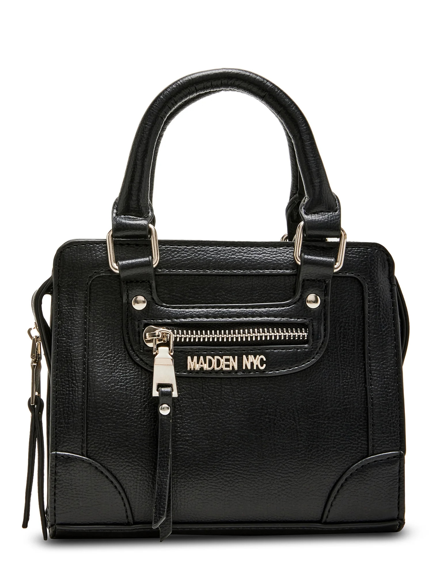 Madden NYC Women's Mini Satchel with Pouch, Black | Walmart (US)