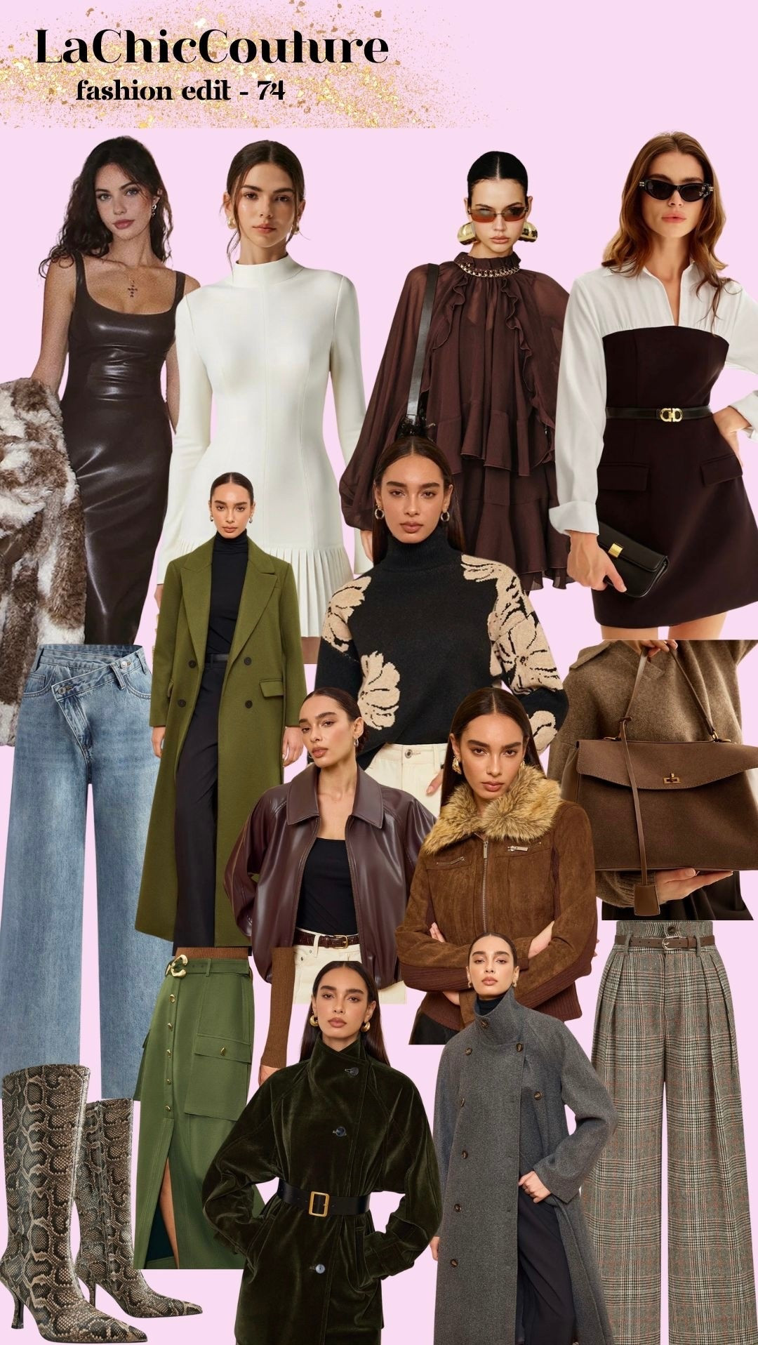 LaChicCouture Fashion Edit - 74 Fall Outfit. Holiday Outfit Inspo. Fashion trends. Fall Capsule Wardrobe #ootd #streetstyle #FashionTrends #Outfitinspo #falloutfits #falllooks #vogue #outfitideas #lachiccouture

























#LTKParties #LTKSeasonal #LTKStyleTip