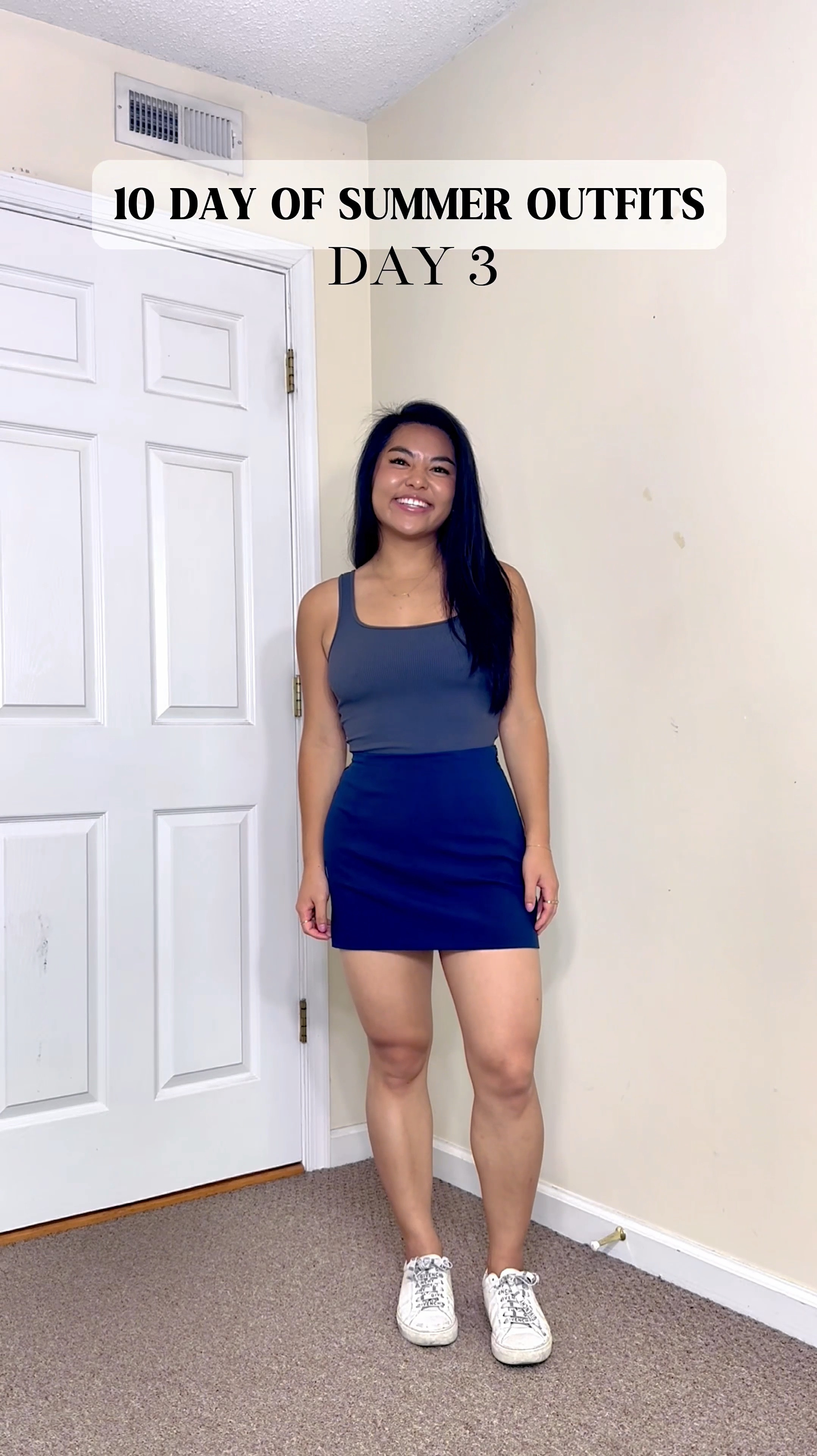 petite friendly summer outfits - wearing XS in both bodysuit and mini skort 

#LTKStyleTip #LTKSeasonal #LTKFindsUnder100