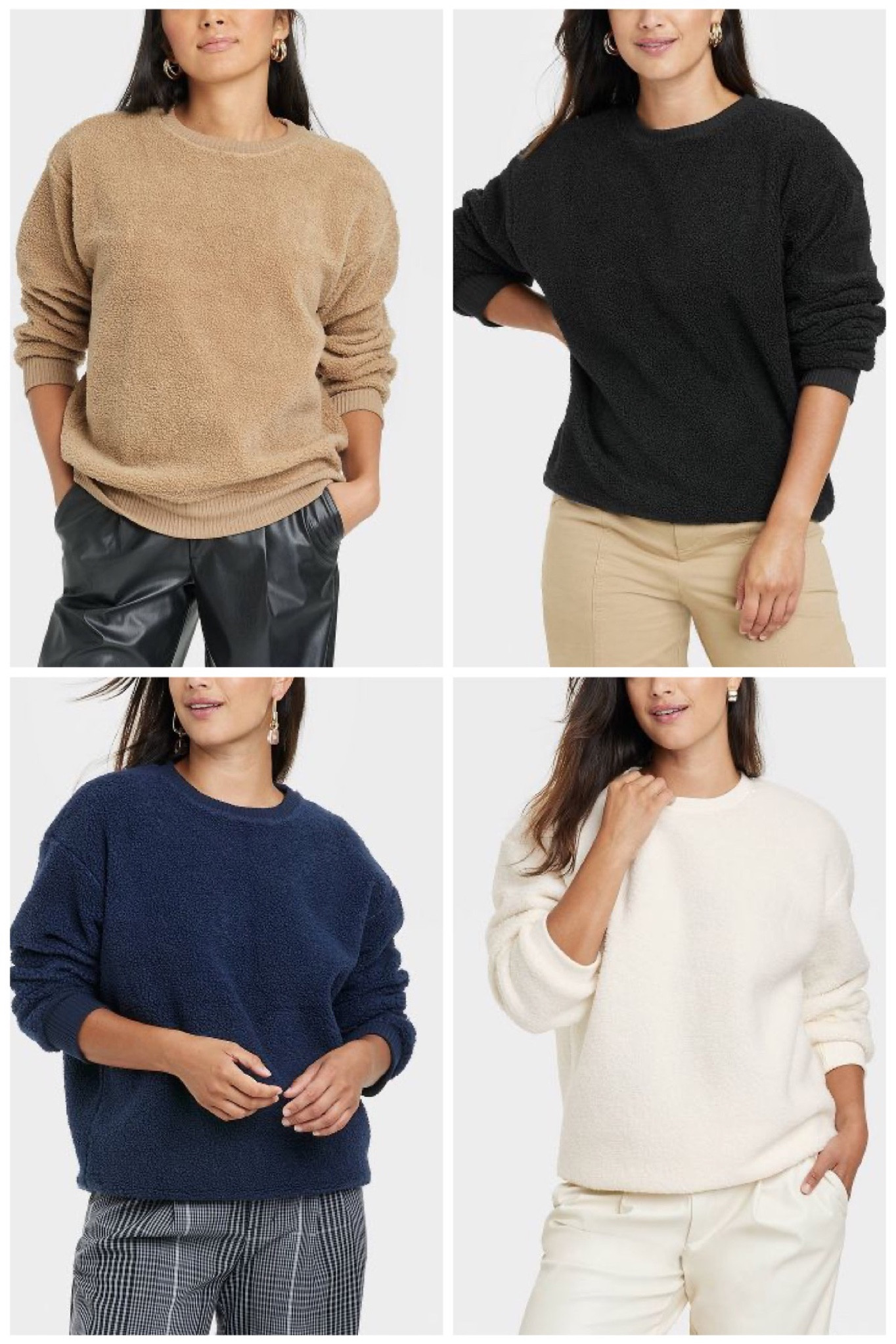 Target sherpa pullover sweatshirt 

#LTKunder50 #LTKSeasonal