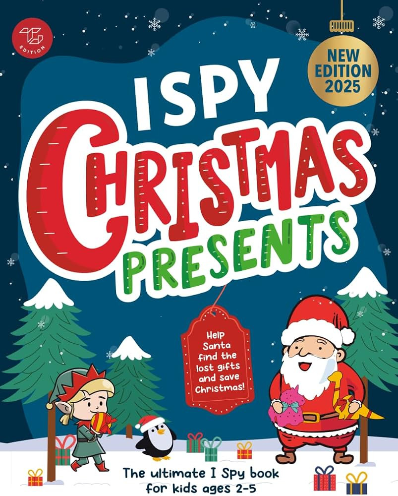 I Spy Christmas Presents: Help Santa find the lost gifts and save Christmas! The ultimate I Spy b... | Amazon (US)