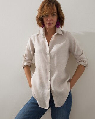 Linen 3/4 Sleeve Shirt | Chico's