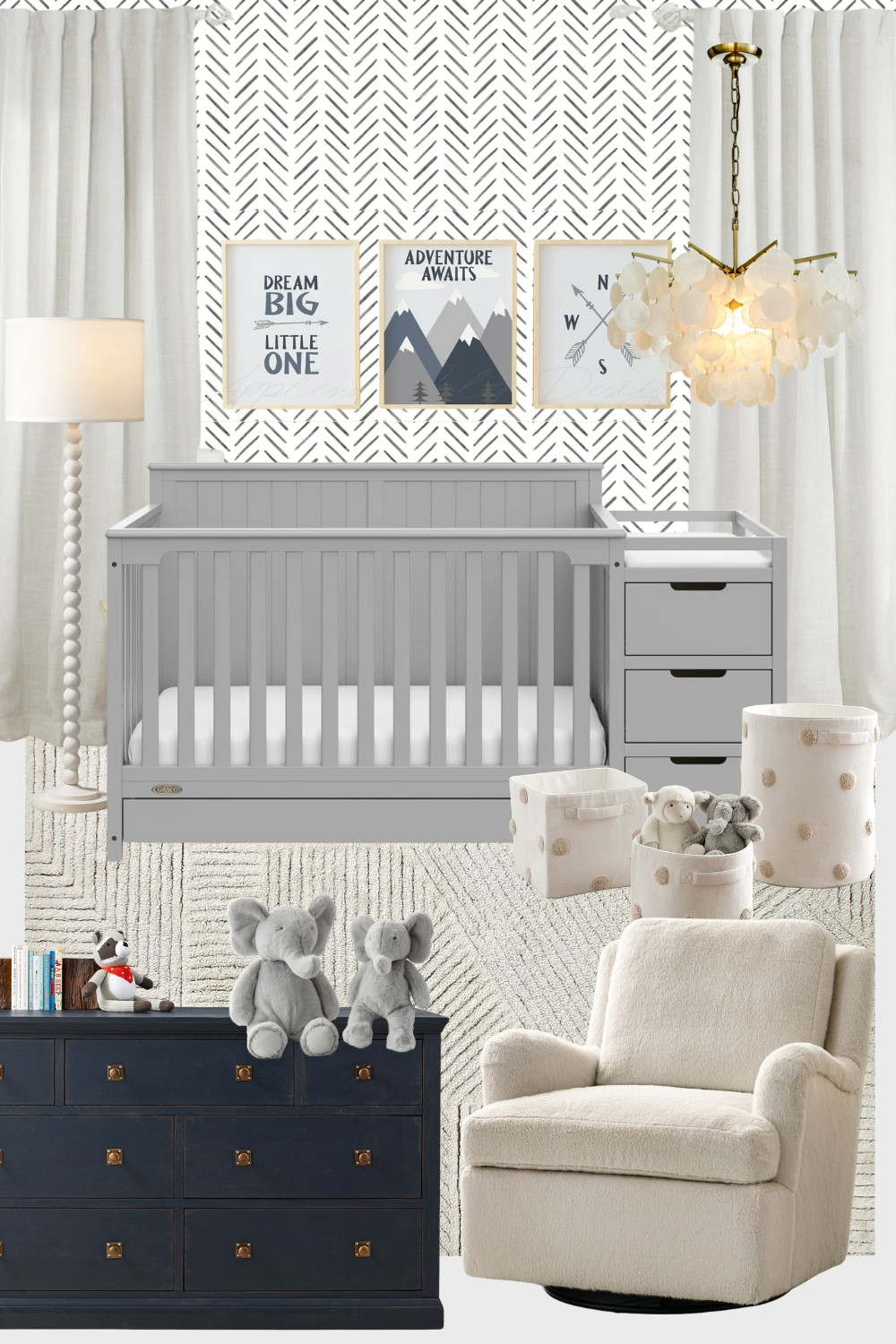 Navy Blue and Gray Baby Nursery Moodboard, Blue and Gray Nursery Design Ideas, Crib, Navy Blue Dresser, Baby Boy Nursery, Blue Boy Nursery Decor, Pottery Barn Kids, Wayfair

#homedecor #interiordesign #boynursery #bluenursery #nurserydecor #nurserydesign #cozynursery #cutenursery #babyboybursery 

 

#LTKHome #LTKSaleAlert #LTKBaby