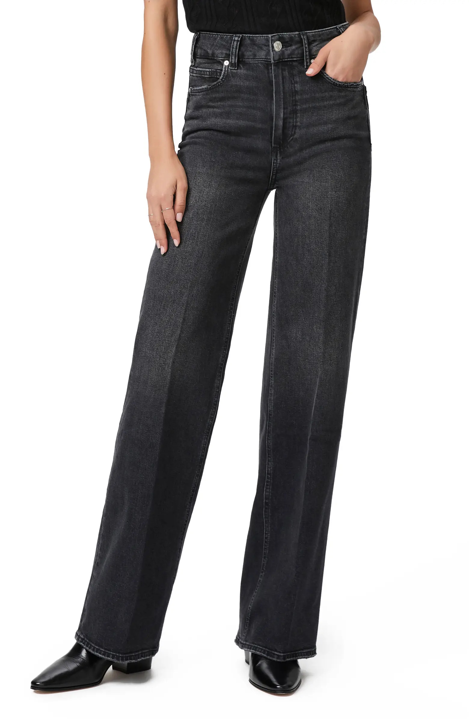 PAIGE Sasha High Waist Wide Leg Jeans | Nordstrom | Nordstrom