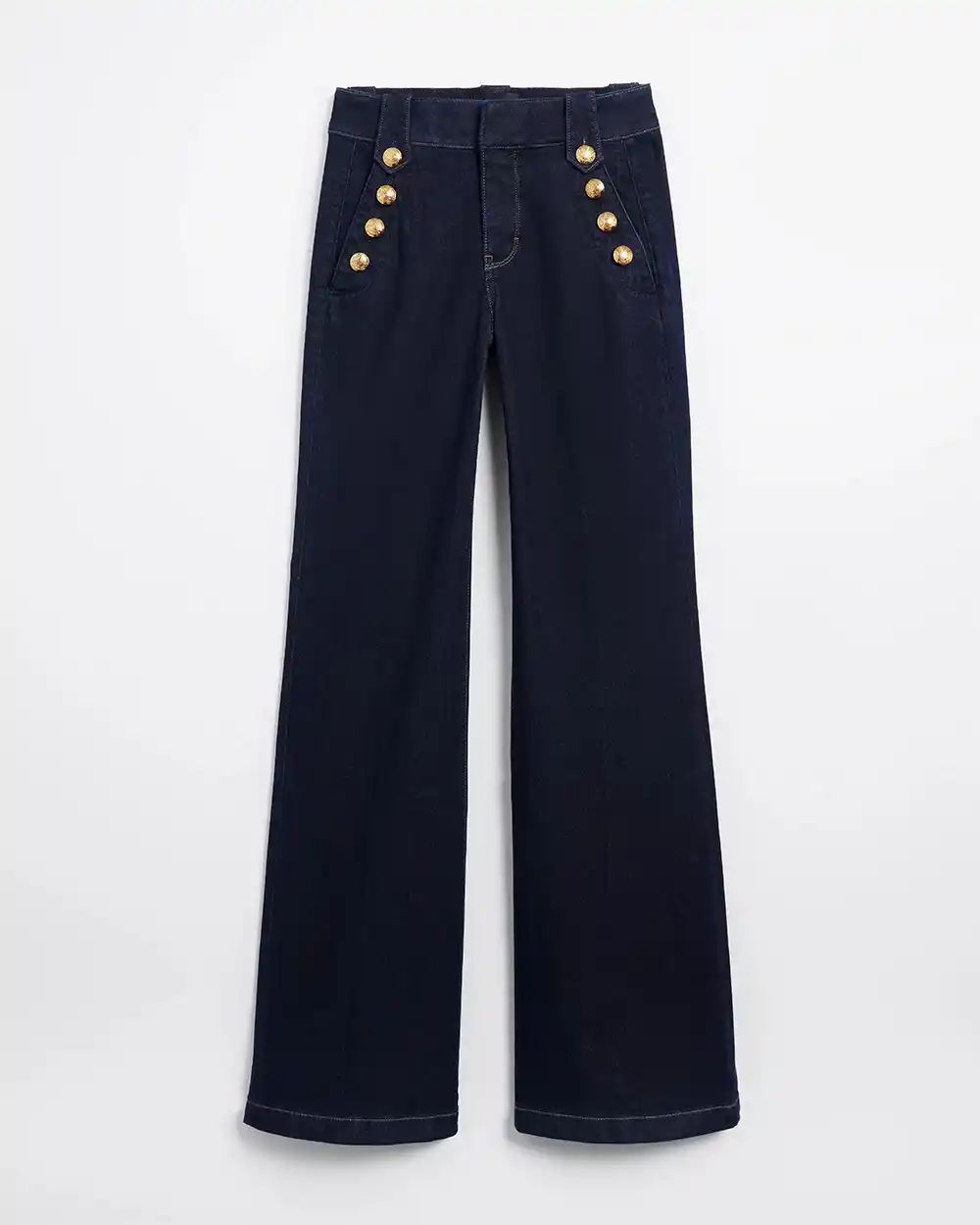 High-Rise Mariner Wide Leg Jeans | White House Black Market