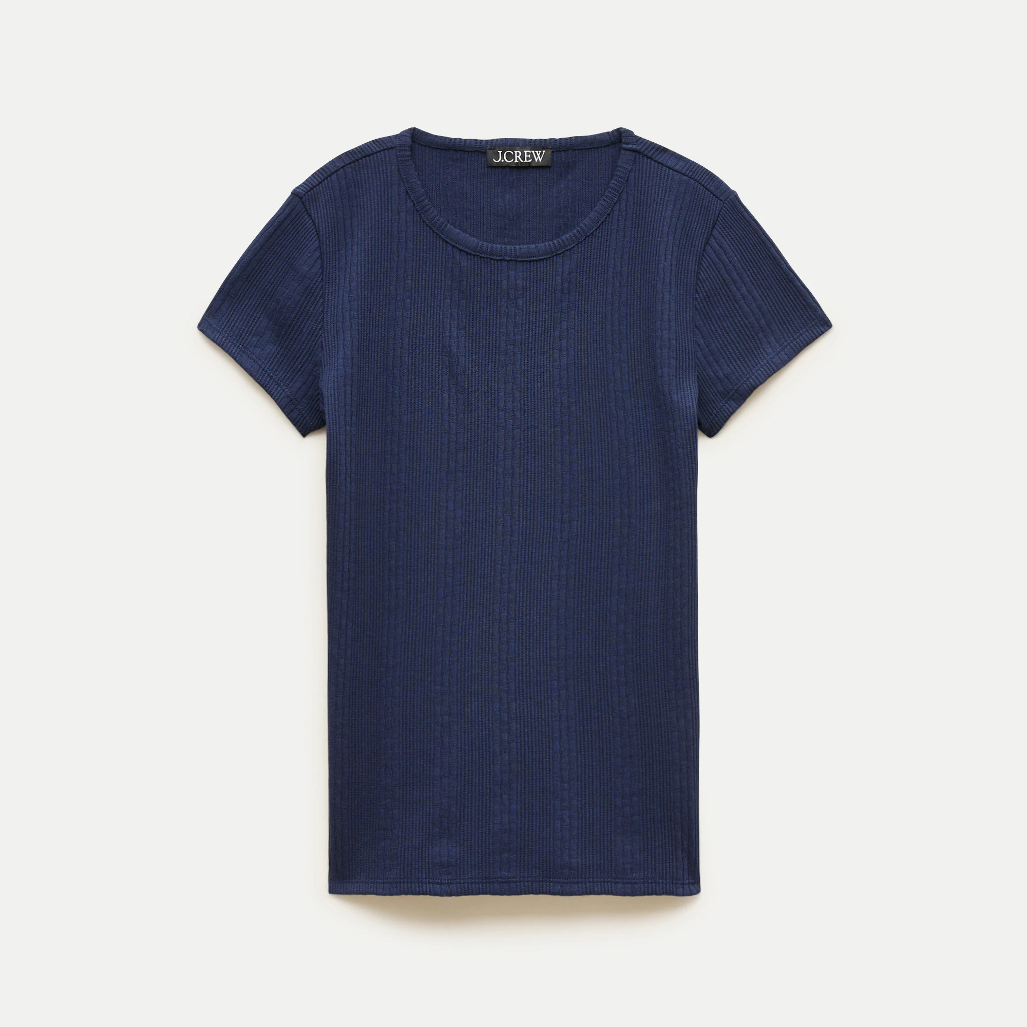 Pointelle crewneck T-shirt | J. Crew US