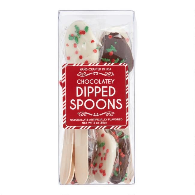 Chocolatey Dipped Spoons 10 Pack | World Market