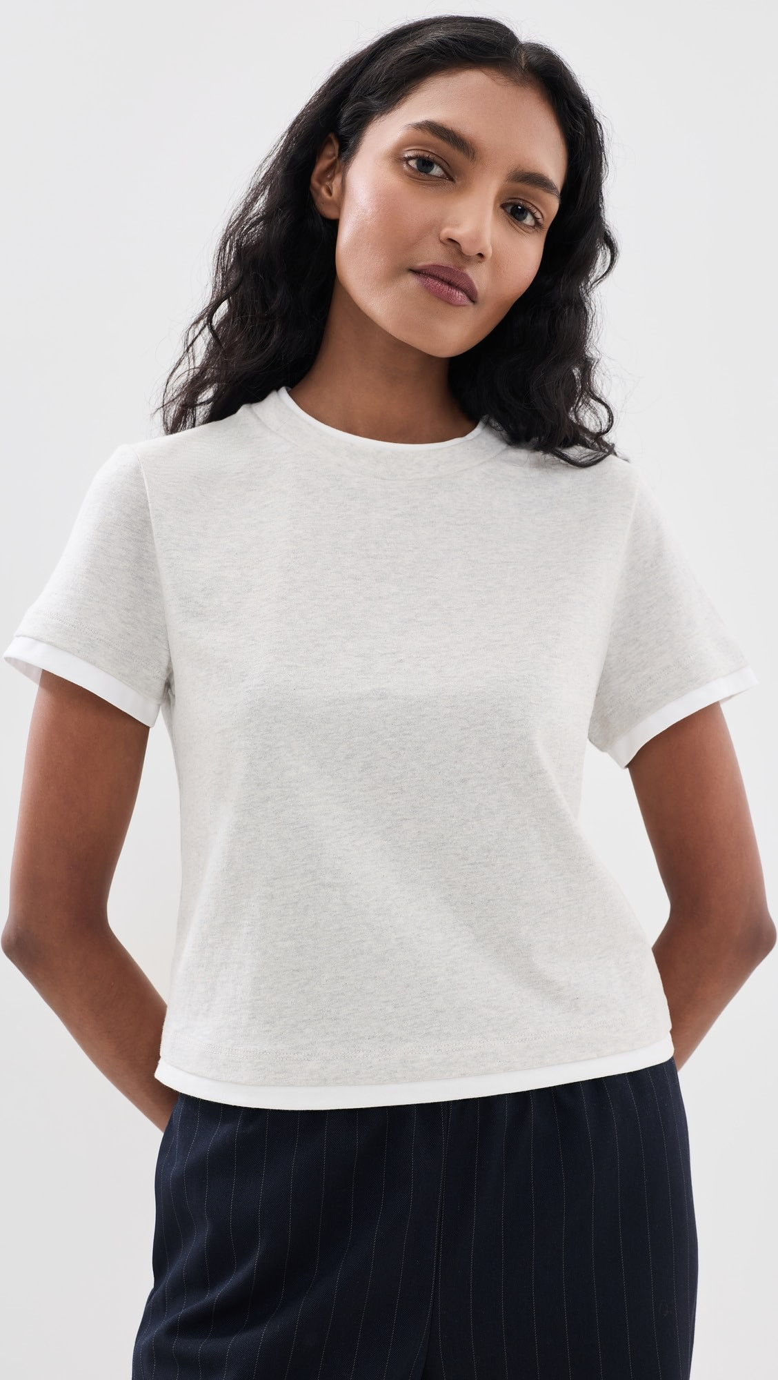Good American The Layered Tee | Shopbop | Shopbop