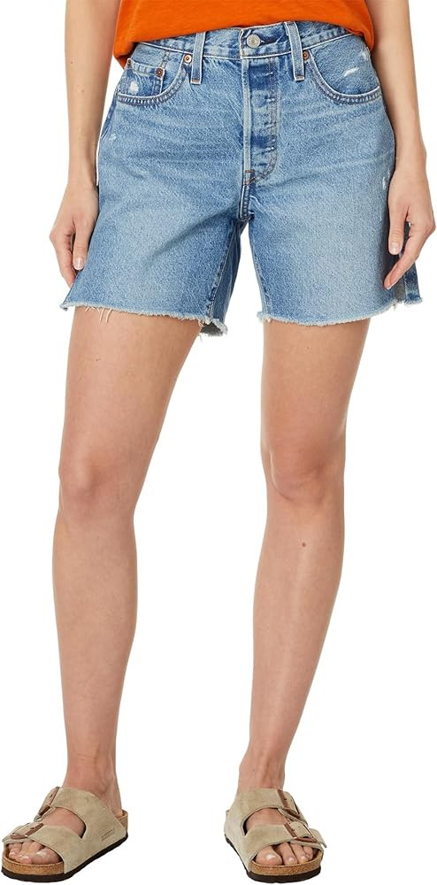Levi's Women's 501 Mid Thigh Short | Amazon (US)