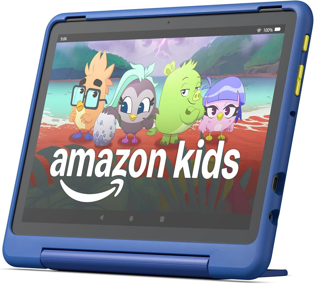 Amazon Fire HD 10 Kids Pro tablet (newest model) ages 6-12. Bright 10.1" HD screen, includes ad-f... | Amazon (US)
