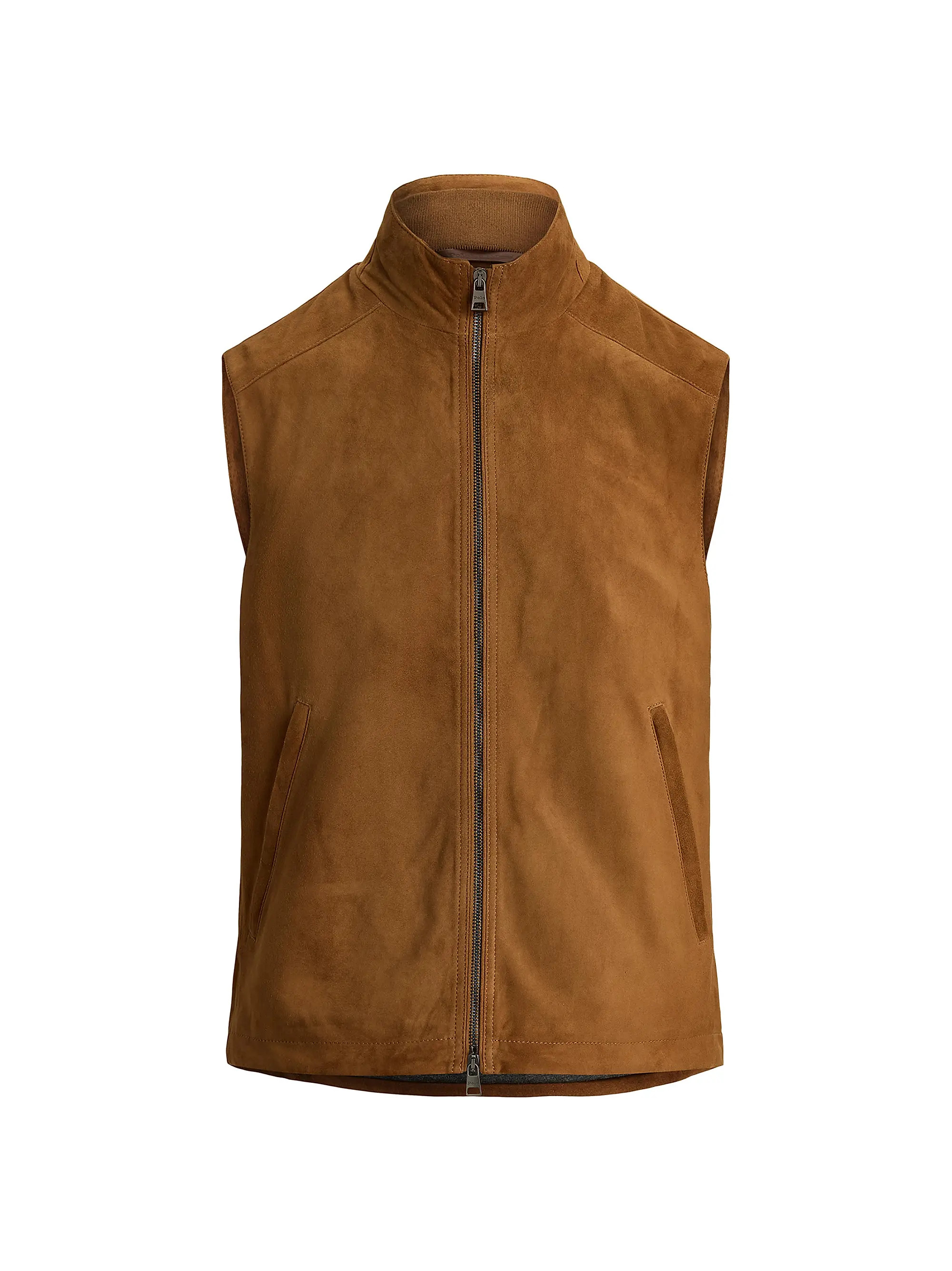 Classic Suede Double-Zip Vest | Saks Fifth Avenue