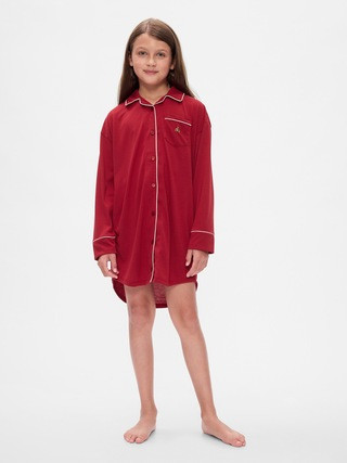 Kids Recycled Oversized PJ Dress | Gap (US)