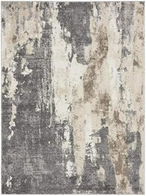 Luxe Weavers Euston Gray 5 x 7 Abstract Modern Area Rug 7681 | Amazon (US)