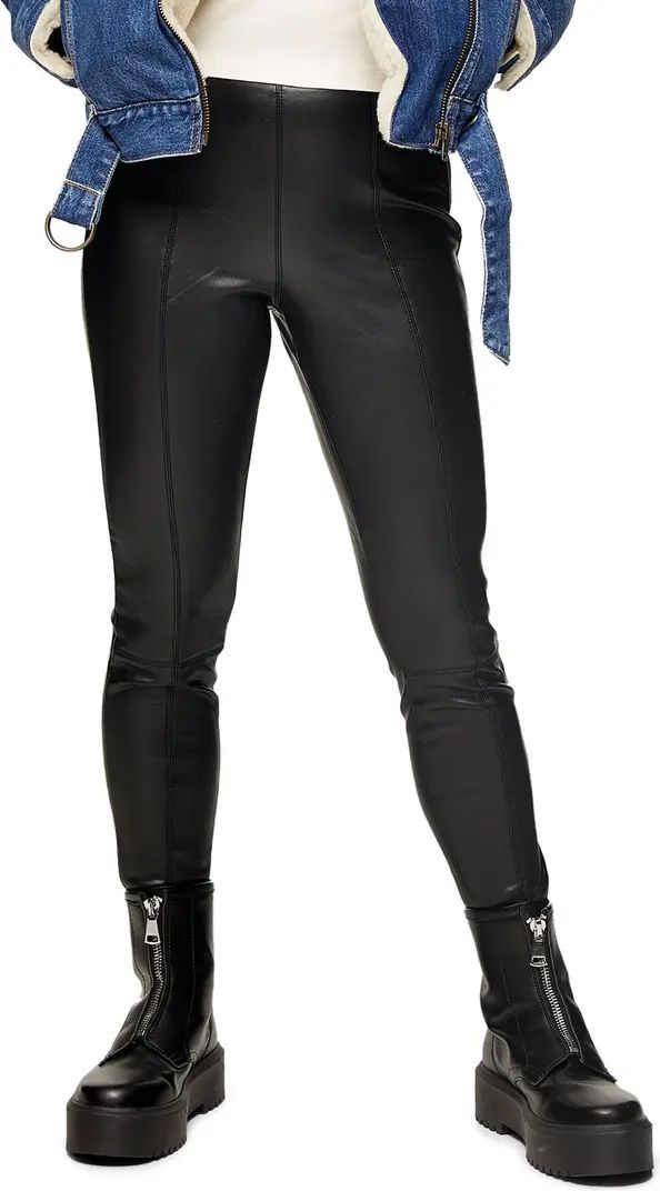 Topshop Sara Faux Leather Skinny Pants | Nordstrom | Nordstrom