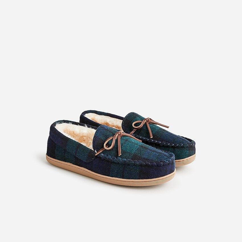 Lined wool slippers | J.Crew US