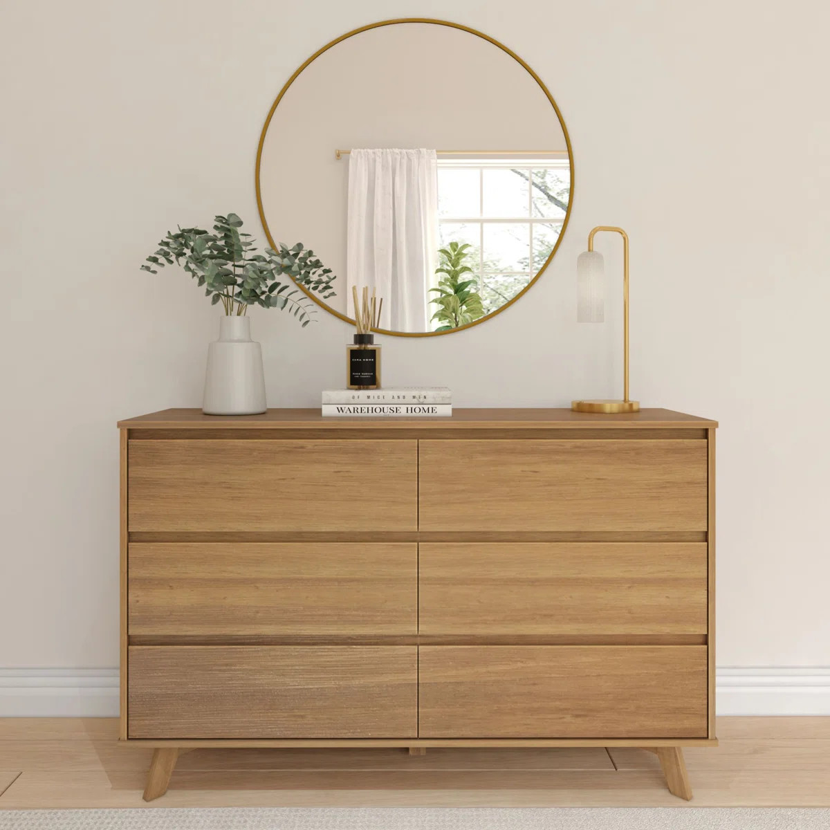 Lauritzen Scandinavian 6-Drawer Dresser | Wayfair North America