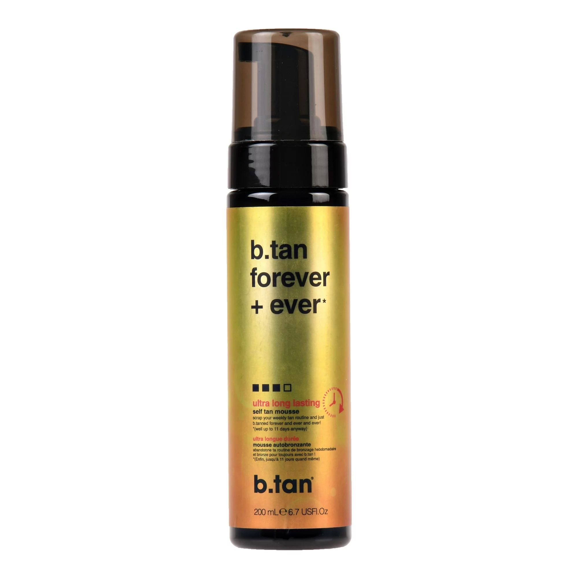 b.tan forever + ever Self Tanning Mousse, 6.7 Fl. Oz. | Walmart (US)