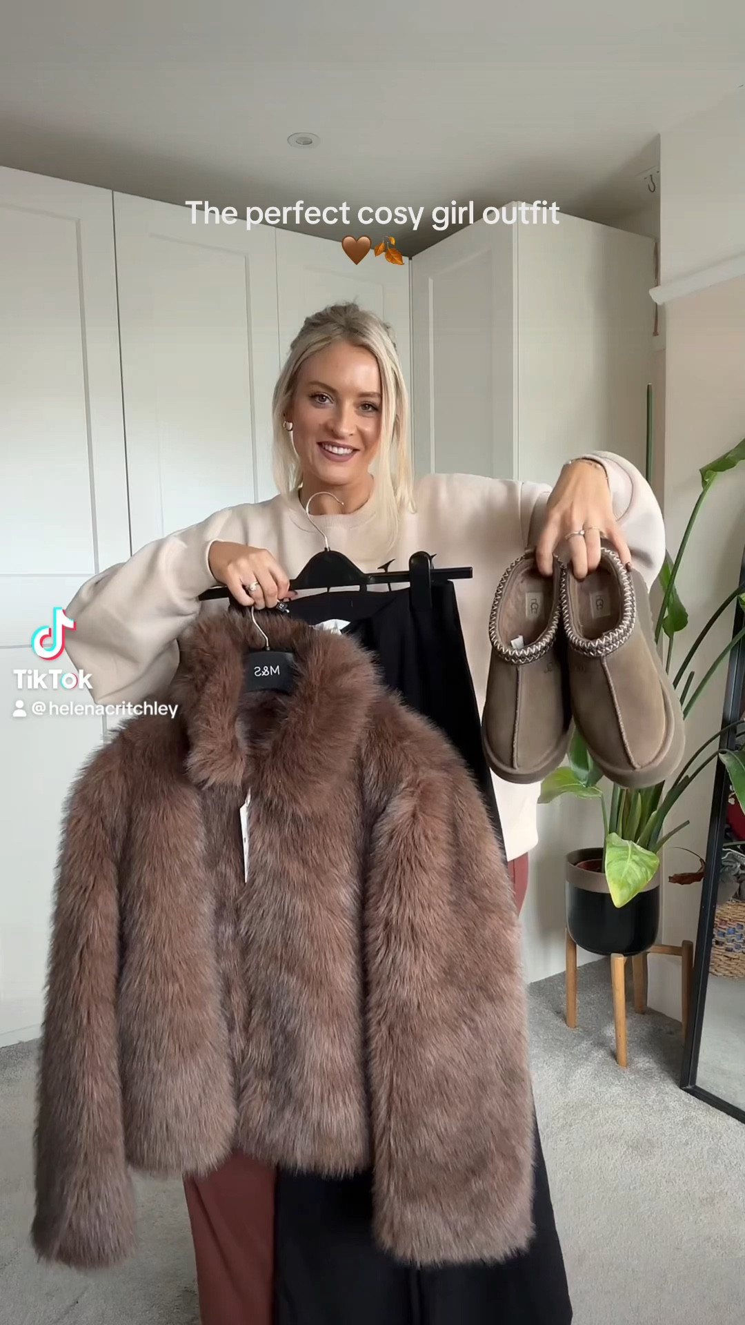 Cosy girl autumn 🍂 wearing the vital M&S fur jacket! I got a side 12. Marks & Spencer, fur coat? Brown fur coat, cosy outfit, faux fur, autumnal outfit 

#LTKstyletip #LTKautumn #LTKuk