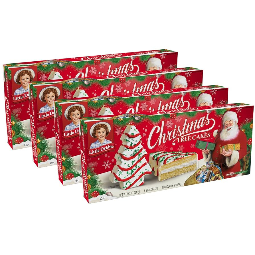 Little Debbies | Vanilla Christmas Tree | Cake | 4 pack | Amazon (US)