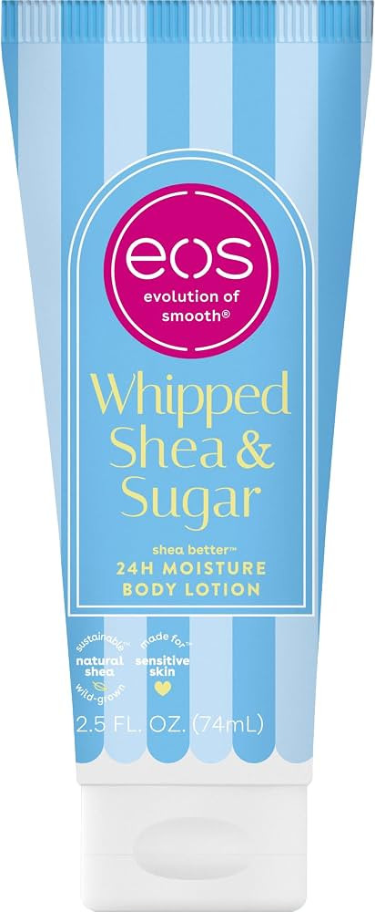 eos Shea Better Travel Size Body Lotion, Whipped Shea & Sugar, Limited Edition Skin Care, 24-Hour... | Amazon (US)