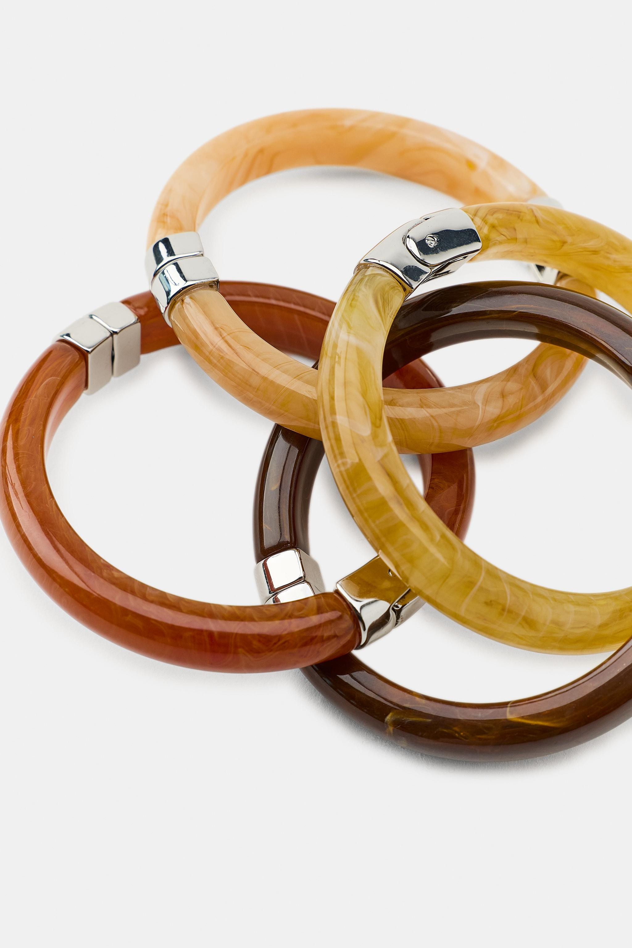 PACK OF 4 ARTICULATED BRACELETS | Zara US