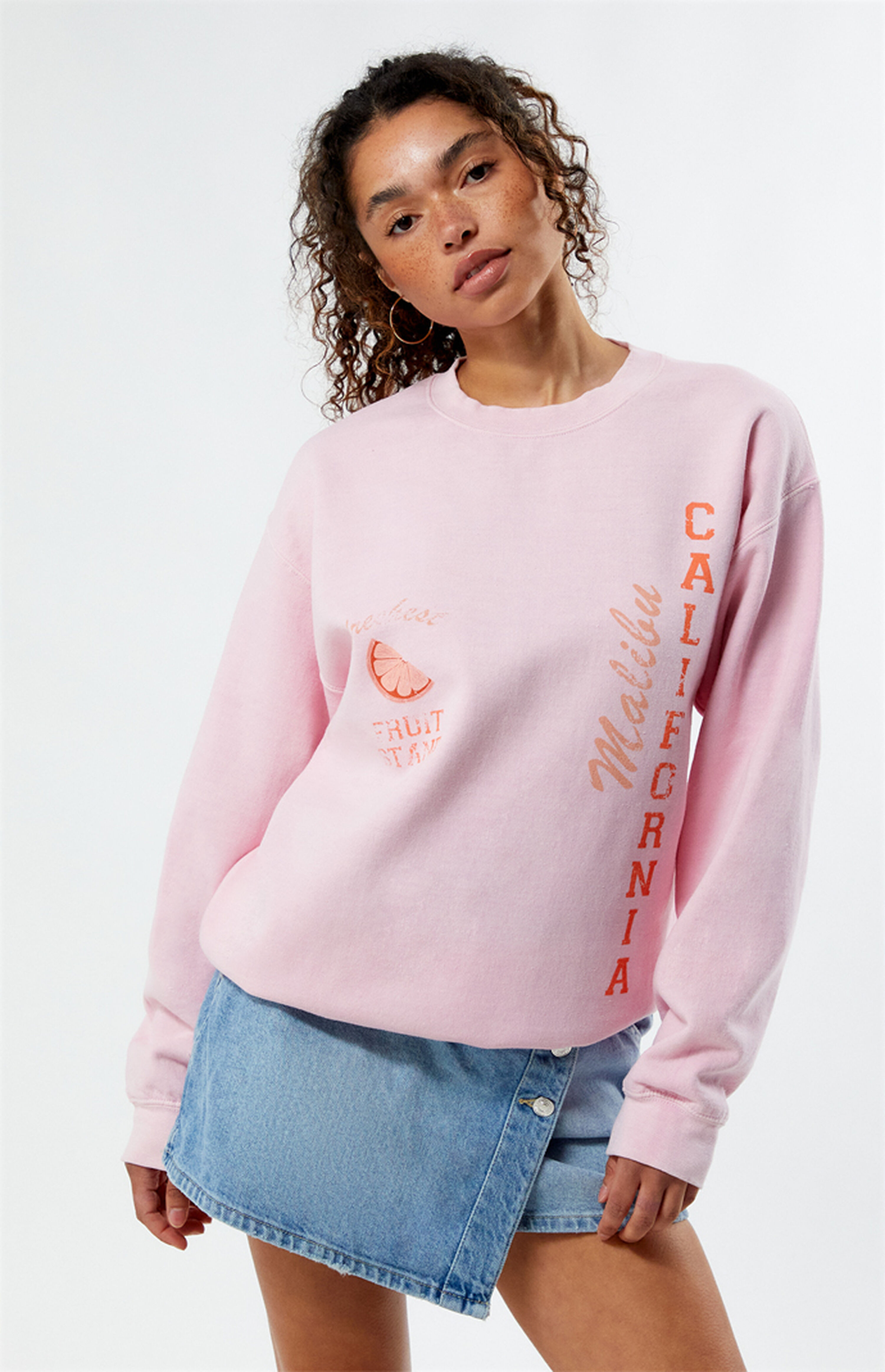 Golden Hour Malibu Fruit Stand Crew Neck Sweatshirt | PacSun