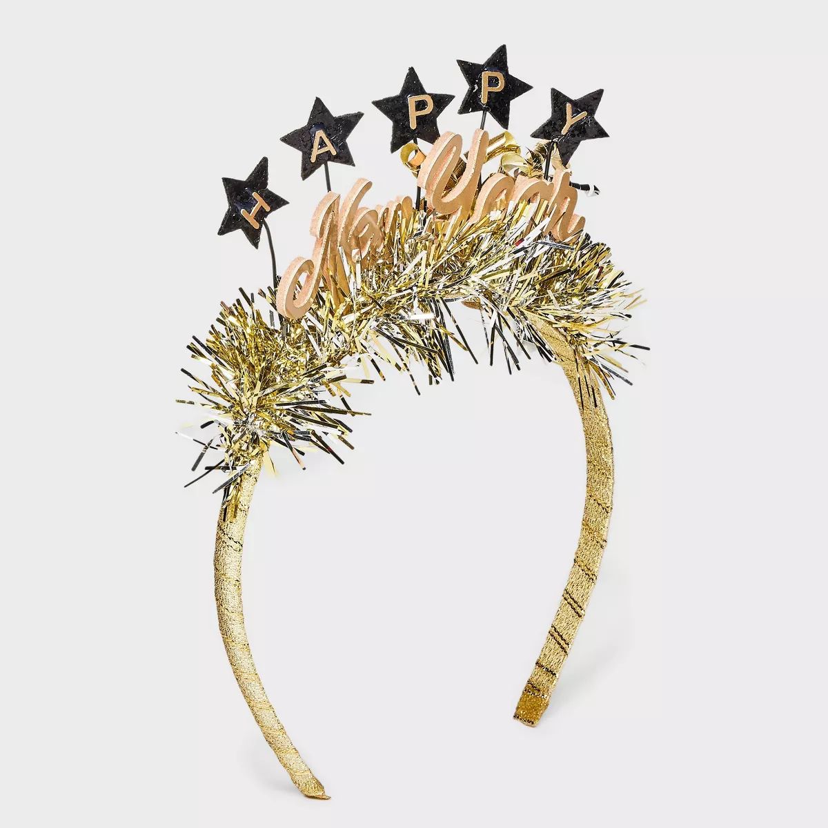 Girls' Happy New Year Headband - Cat & Jack™ Gold | Target