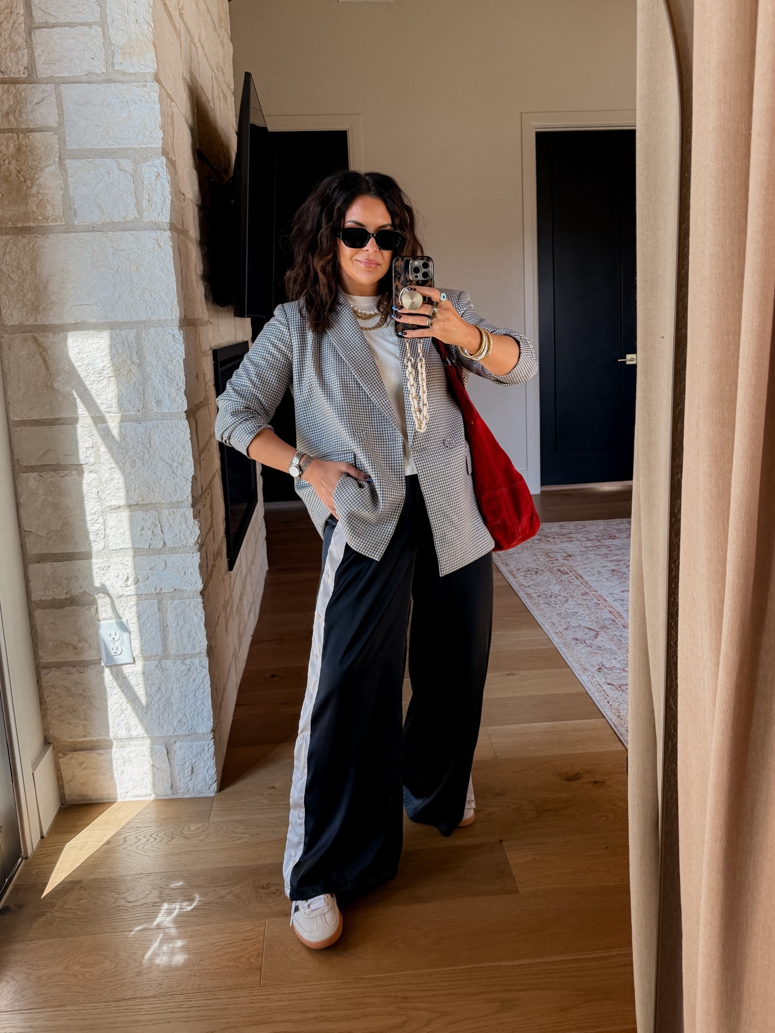 Blazer + Track Pant outfit!
Pants run big, wearing the large
Blazer: XXL

#LTKSaleAlert #LTKMidsize #LTKFindsUnder50