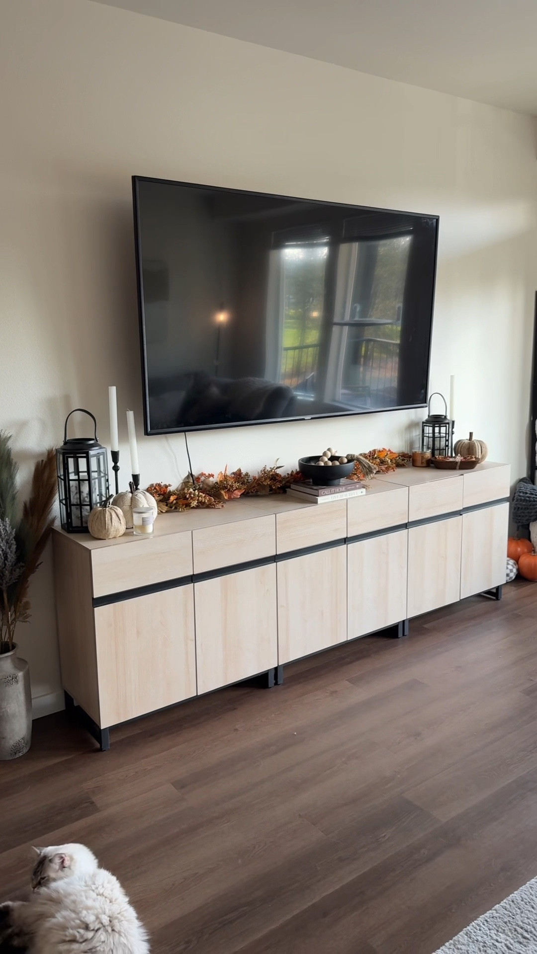 My Fall decor and entertainment center 🤎🍂🍁 it’s so perfect!! Found most of the exact items I used, I couldn’t find all of the exact products but I linked all the ones I would personally buy to imitate this look! Exact entertainment center linked tho 🤎🍂🍁

#LTKFamily #LTKHome #LTKSeasonal