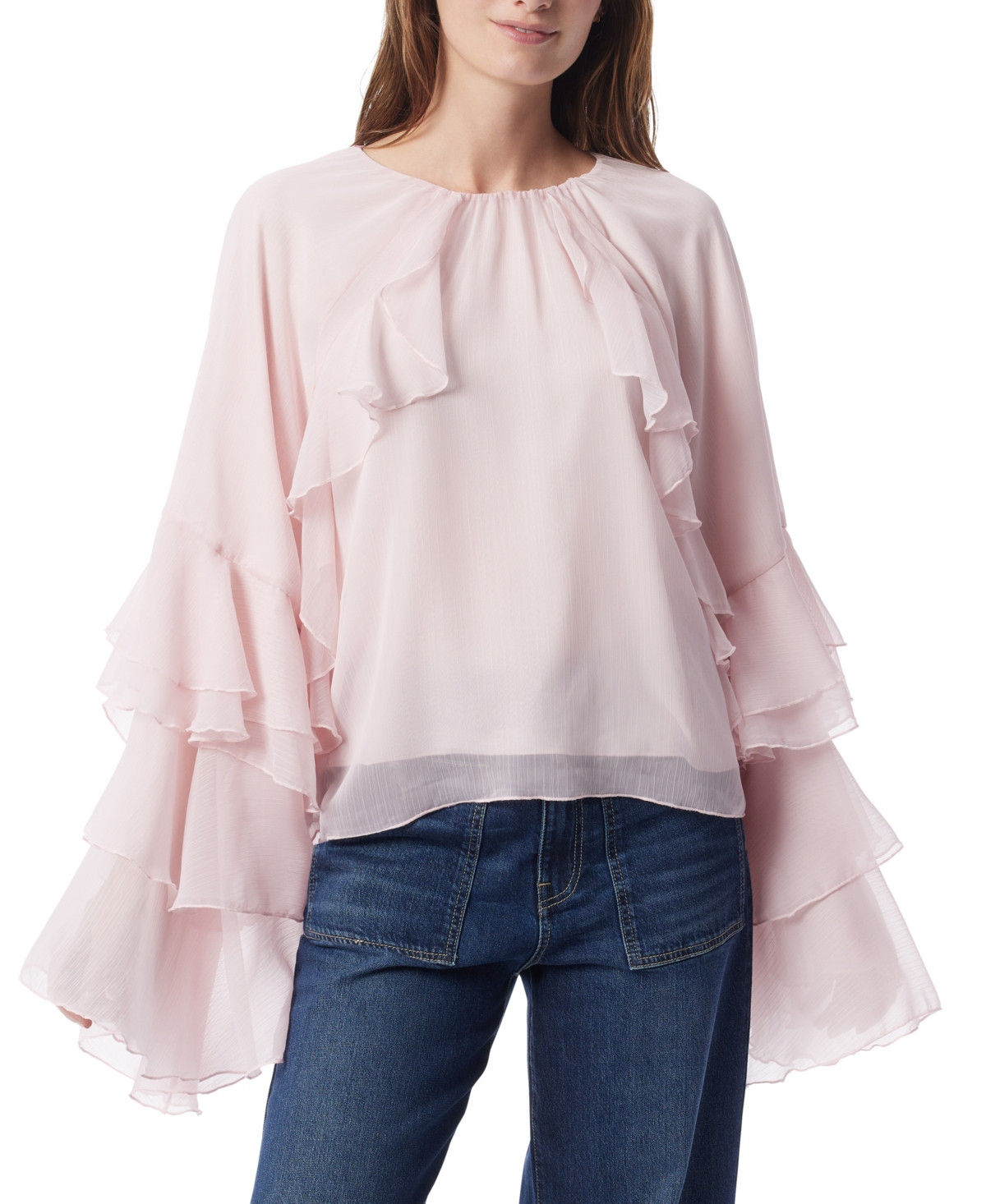 Dee Ocleppo Women's Jovanna Ruffled Blouse - Light purple | Macy's