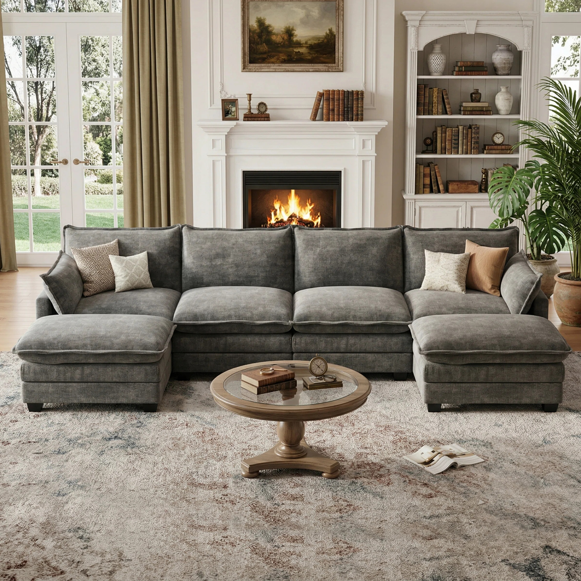Latitude Run® 116.5" Upholstered Sofa & Reviews | Wayfair | Wayfair North America