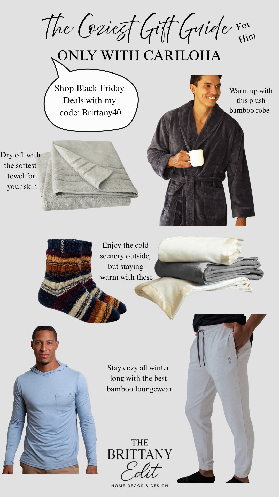 Give the gift of relaxation with these amazing pieces. 

@cariloha #ad 

#LTKCyberWeek #LTKMens #LTKGiftGuide