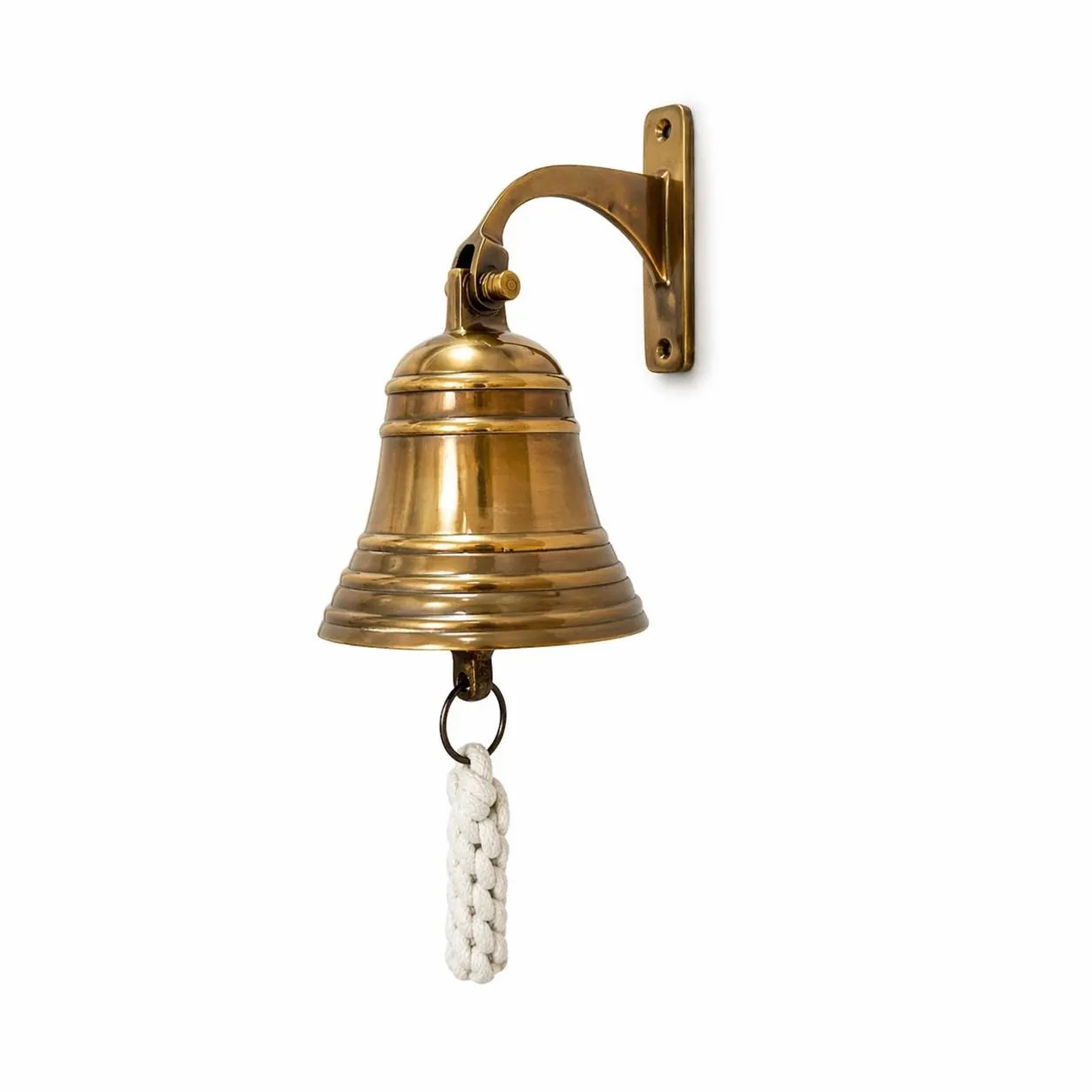 Handmade Antique Brass Wall Bell: Nautical Farmhouse Decor (Personalized Engraved) | Etsy (Global)