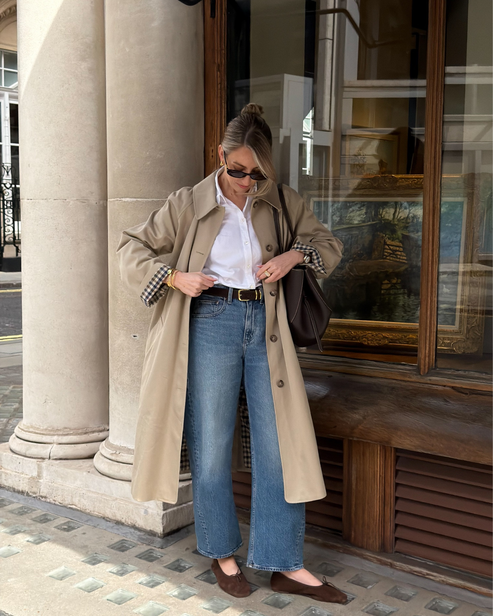 Wearing all my favourite staples 🫶🏻

Sezane Clyde trench coat, Abercrombie barrel leg jeans, white shirt, spring outfits

#LTKstyletip #LTKspring #LTKuk