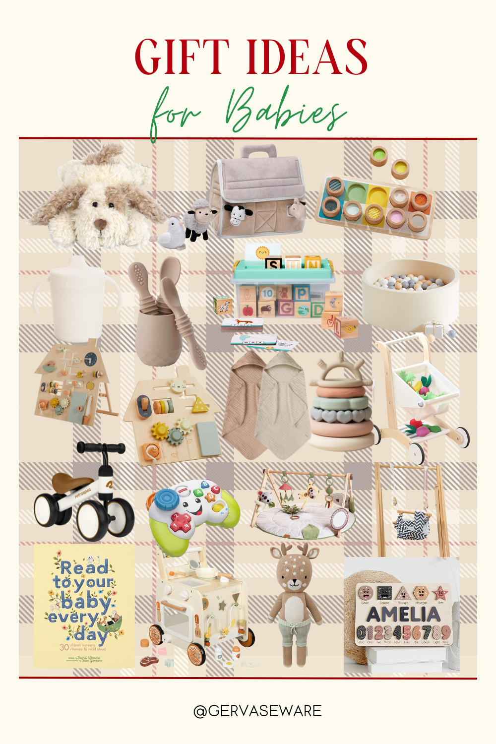 Adorable gift ideas for the little ones! From snuggly blankets to fun toys, there's something for every baby! 

 #LTKGiftGuide #LTKHoliday #LTKBaby