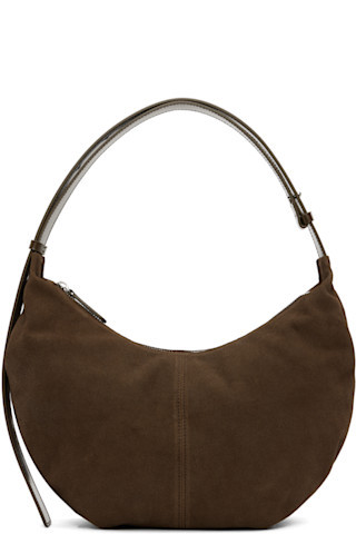 Brown HT Suede Bag | SSENSE