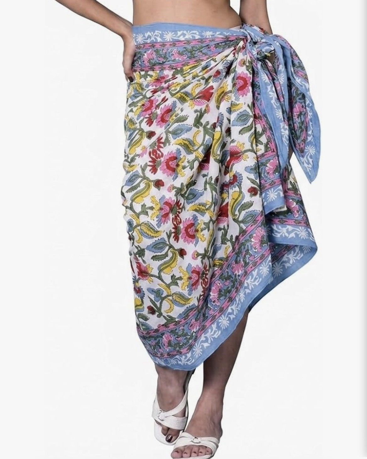 Love this brand too — it’s 100% cotton and comes in so many different colors and patterns. I’ve had this one for 4 years (since I was a size 24), and it’s still in near-perfect condition. Looks gorgeous as a beach wrap, skirt, or sarong!

#LTKPlusSize #LTKTravel #LTKSwim